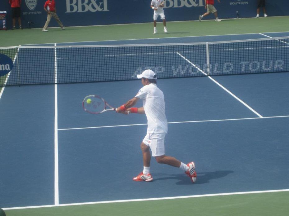 Soeda d. Nishikori, 2012 BB&T Atlanta Open, Copyright Steen Kirby