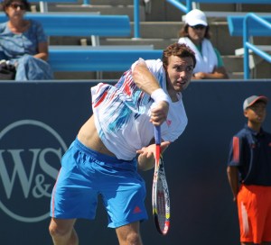 Ernests Gulbis, 2012 ATP Cincinnati,Copyright Courtney Massey