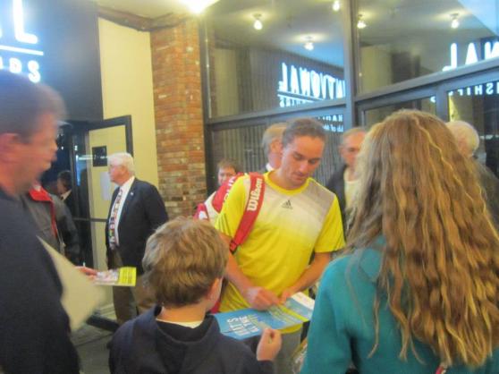 Dolgo in good spirits post-match