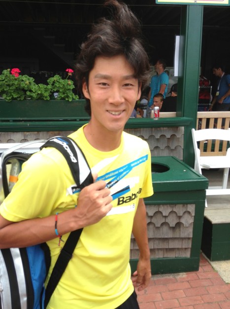 Sugita at Newport 2013, TennisEastCoast.com