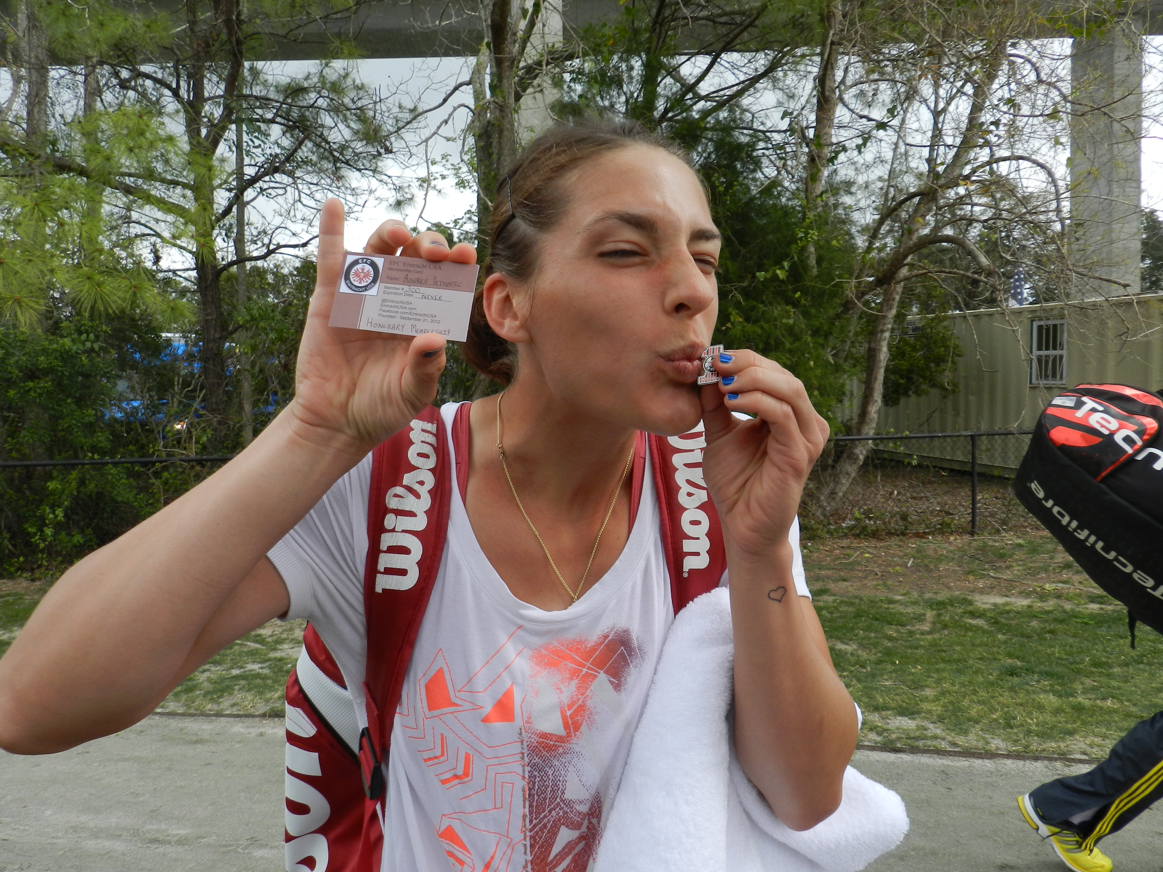 Andrea Petkovic, Lifetime Member EFC Eintracht USA