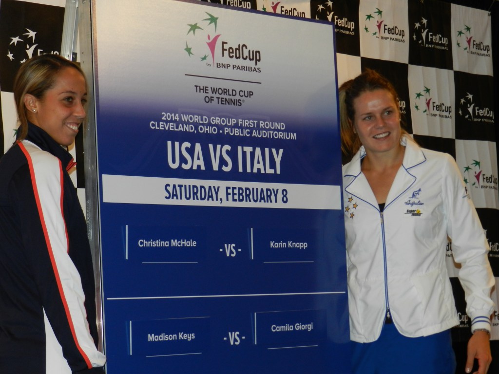 Madison Keys and Karin Knapp