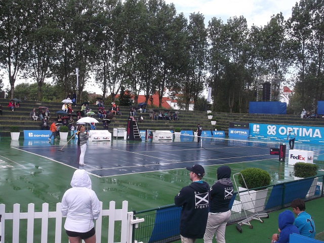 A rainy morning in Knokke-Heist