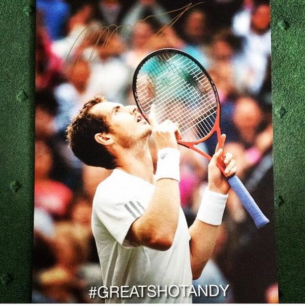 Andy Murray Signed Poster