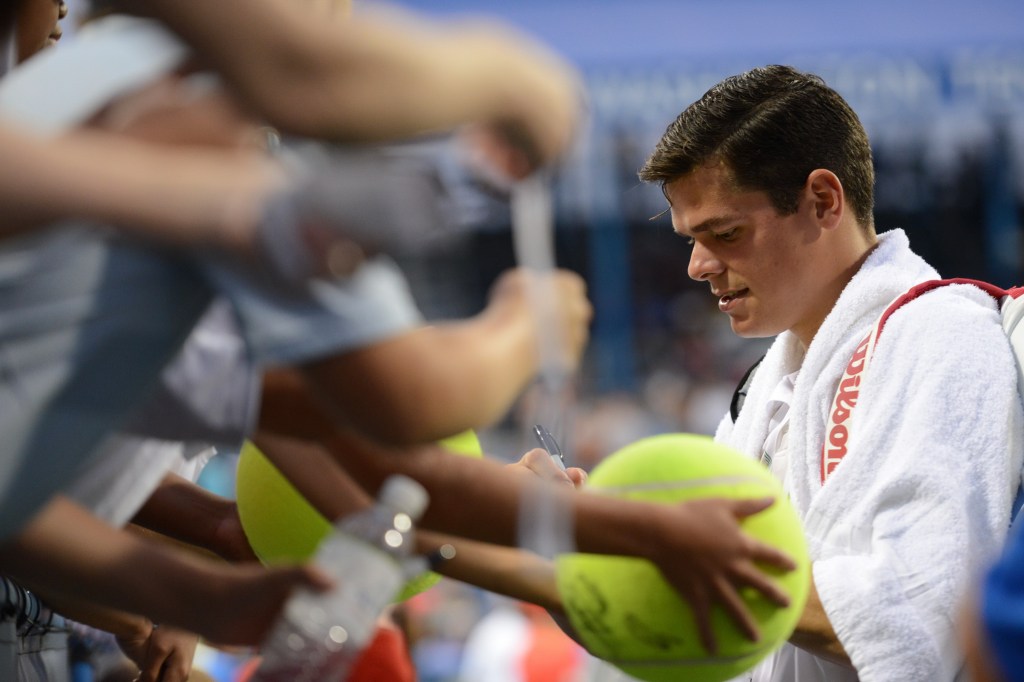 Milos Raonic (Photo: Chris Levy @Tennis_Shots for TennisEastCoast.com)