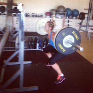 Conny working hard to prepare for the 2015 Season