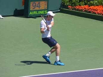 Murray put up a solid performance (photo credit: Esam Taha)