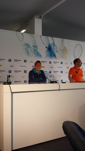 Kohlschreiber spoke with the press today (photo credit: Marc Imperatori)
