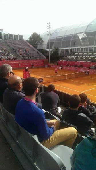 Muller won the battle of the lefties (photo credit: Manuel Traquete)