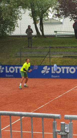 Pospisil played a great clay match but still came up short (photo credit: Marc Imperatori)