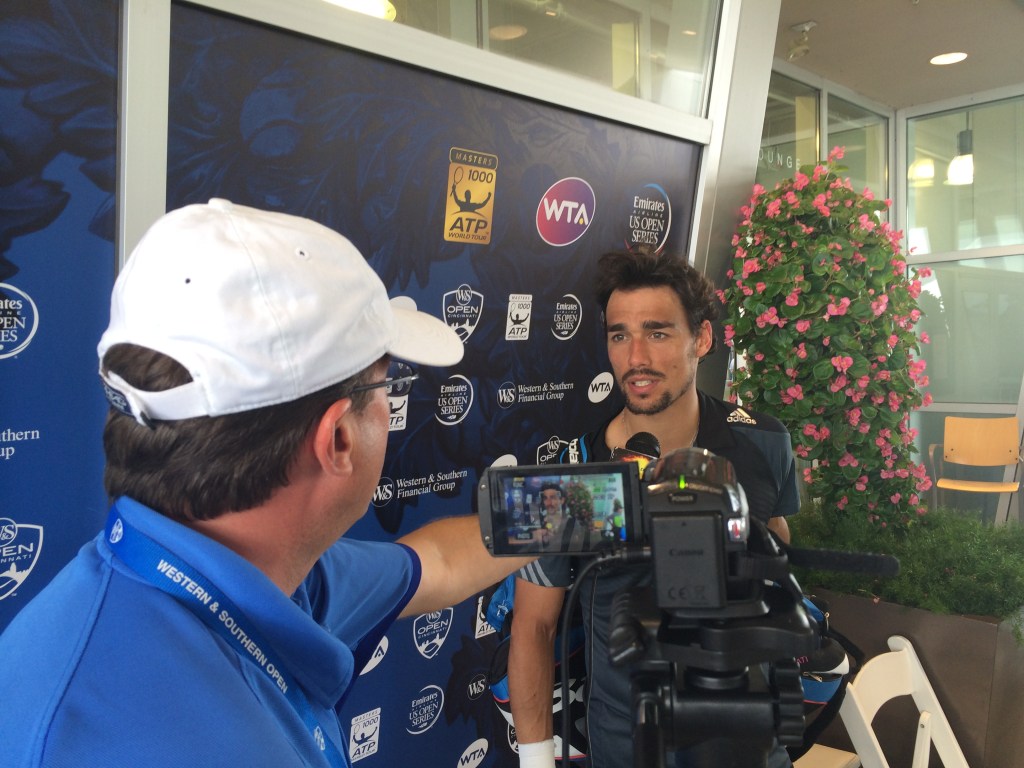 Fognini Cincinnati (Photo: Dave Gertler)