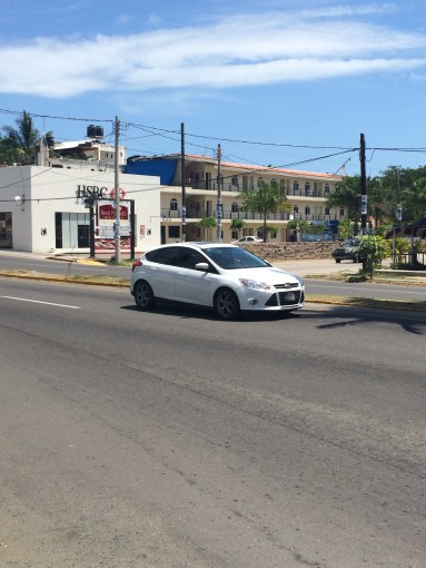 The view from the hotel