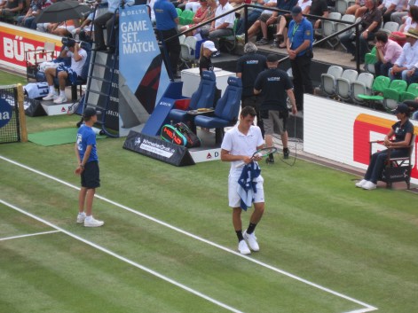 Tomic in action (photo credit: Andreas Thiele)