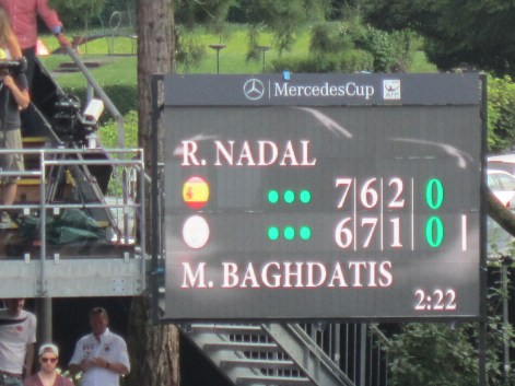 Nadal-Baghdatis went 3 sets (photo credit: Andreas Thiele)