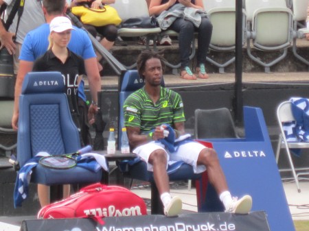 Monfils looked deflated (photo credit: Andreas Thiele)