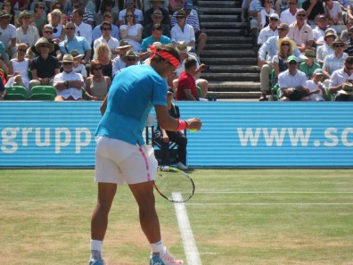 Rafa was clutch on serve (photo credit: Andreas Thiele)