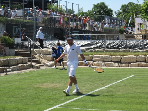 The veteran Berrer eased into Q R2 (photo credit: Andreas Thiele)