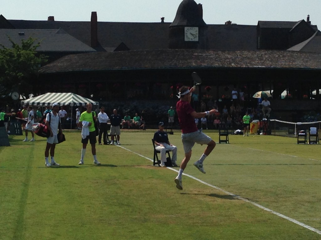 The @TennisHalloFame Hosts @ITA_Tennis Collegiate Team Event on the Grass in&nbsp;Newport