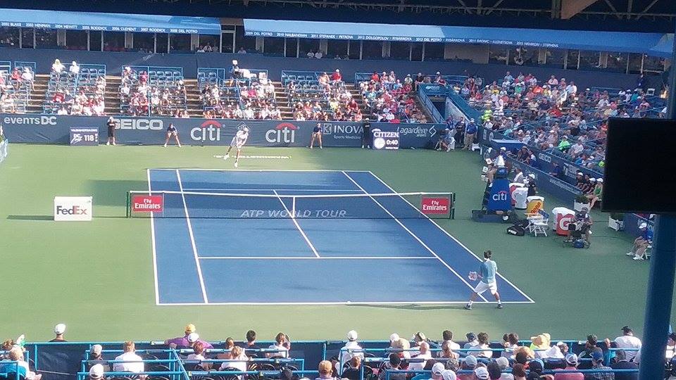 Isner vs. Baghdatis 2016 Citi Open