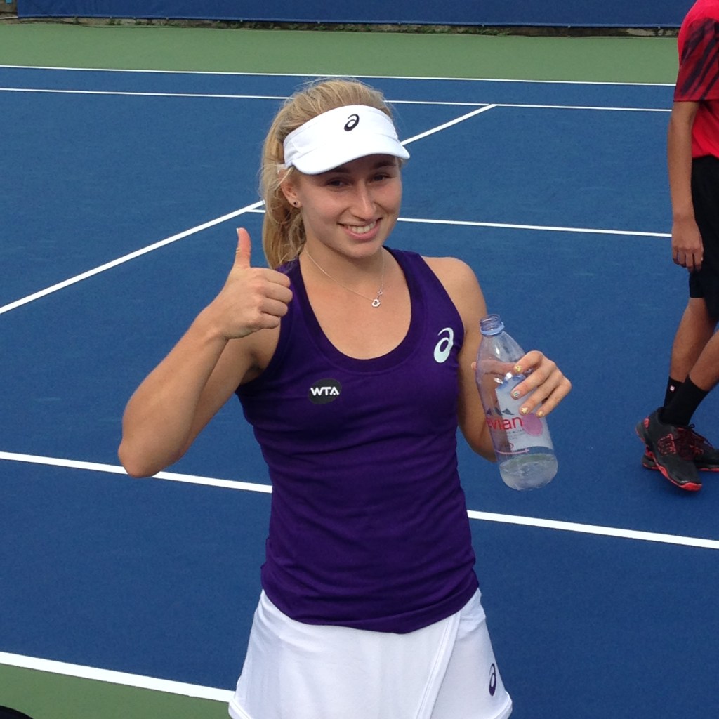 Qualifiers Advance in Sunday Soaker&nbsp;@CincyTennis