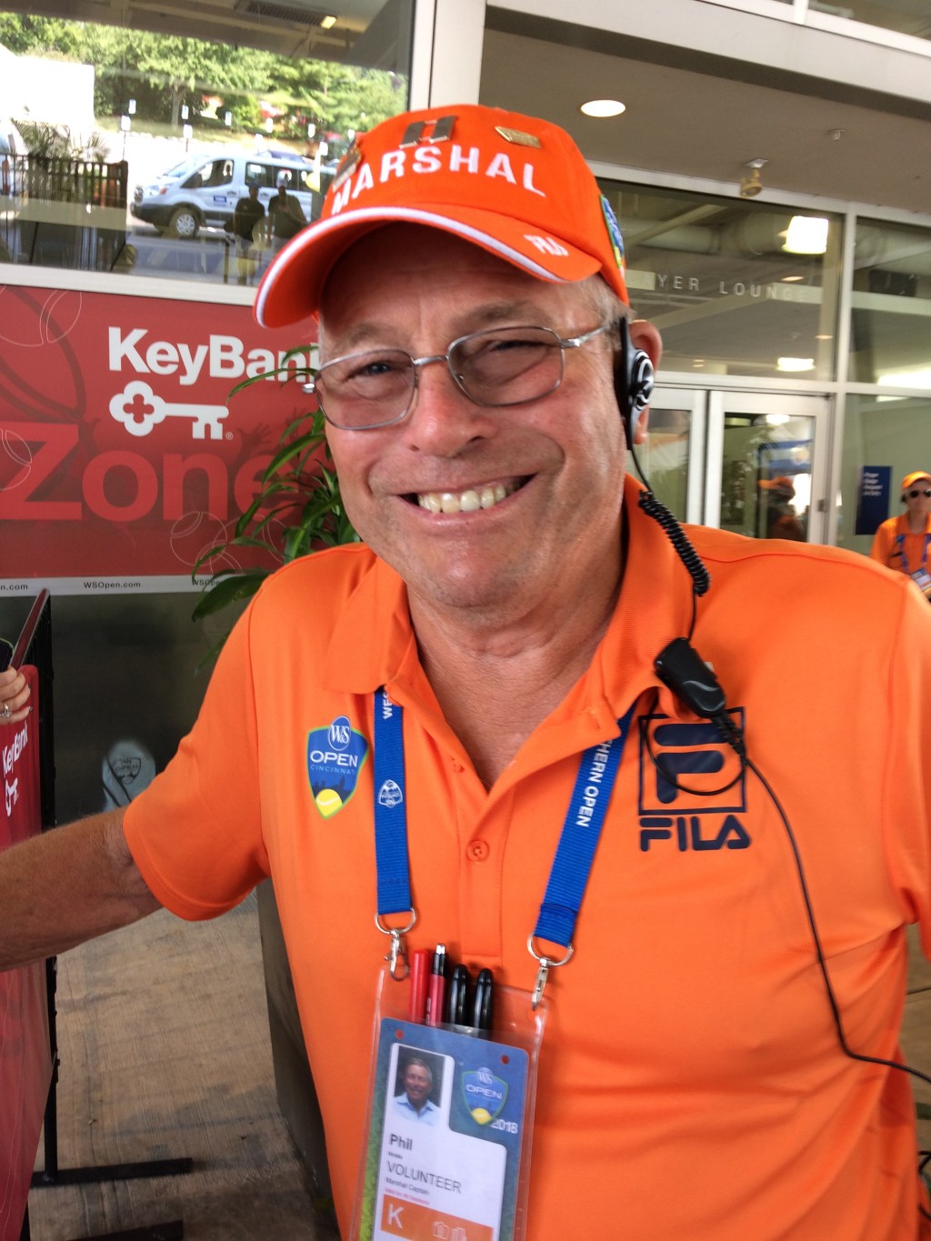 The Marshal Plan: Phil Hinkle is in the Zone at the @CincyTennis Fan&nbsp;Zone