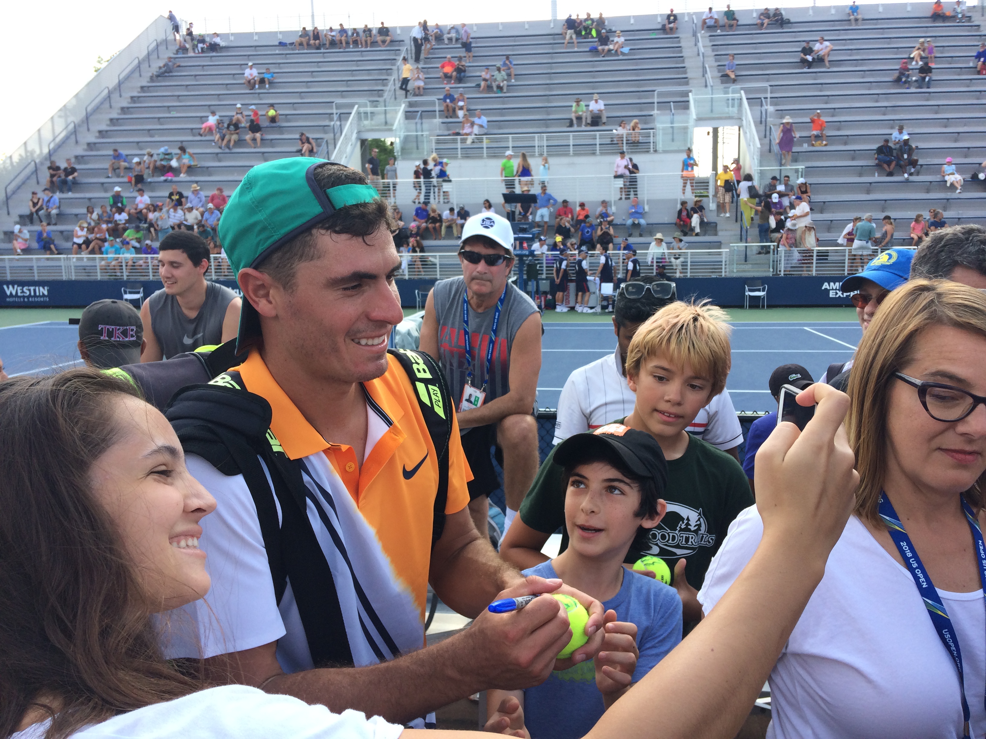 Ernesto Escobedo, 2018 US Open (Photo: Tennis Atlantic.com)