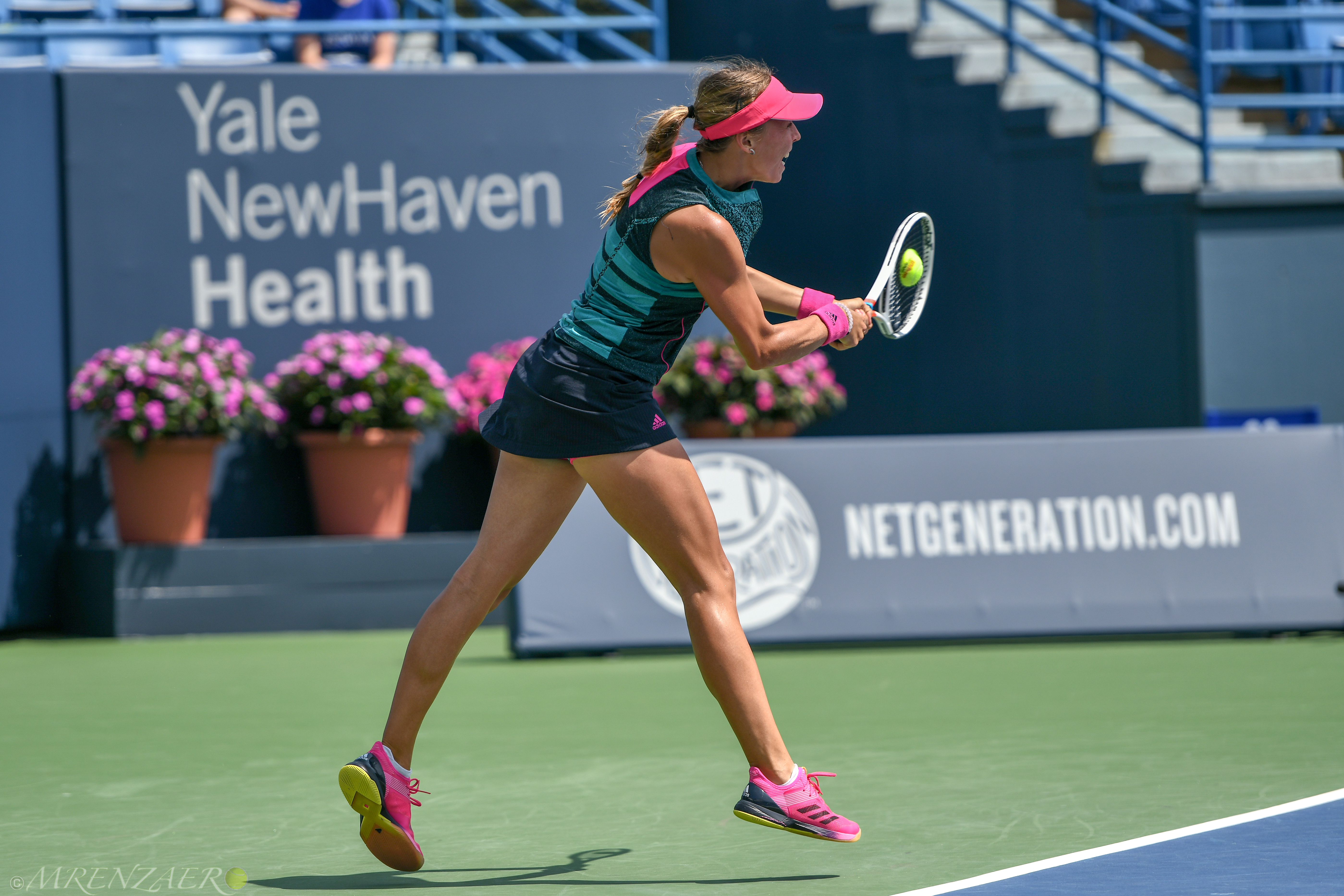 Anett Kontaveit, 2018 Connecticut Open (Photo: Mike Renz for Tennis Atlantic)