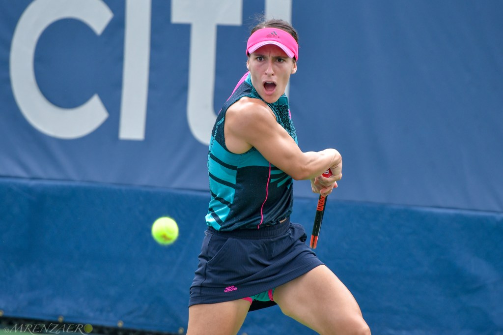 Semifinalists @AndreaPetkovic, @StefTsitsipas, @AlexdeMinaur Sneak In Before the Rain&nbsp;@CitiOpen