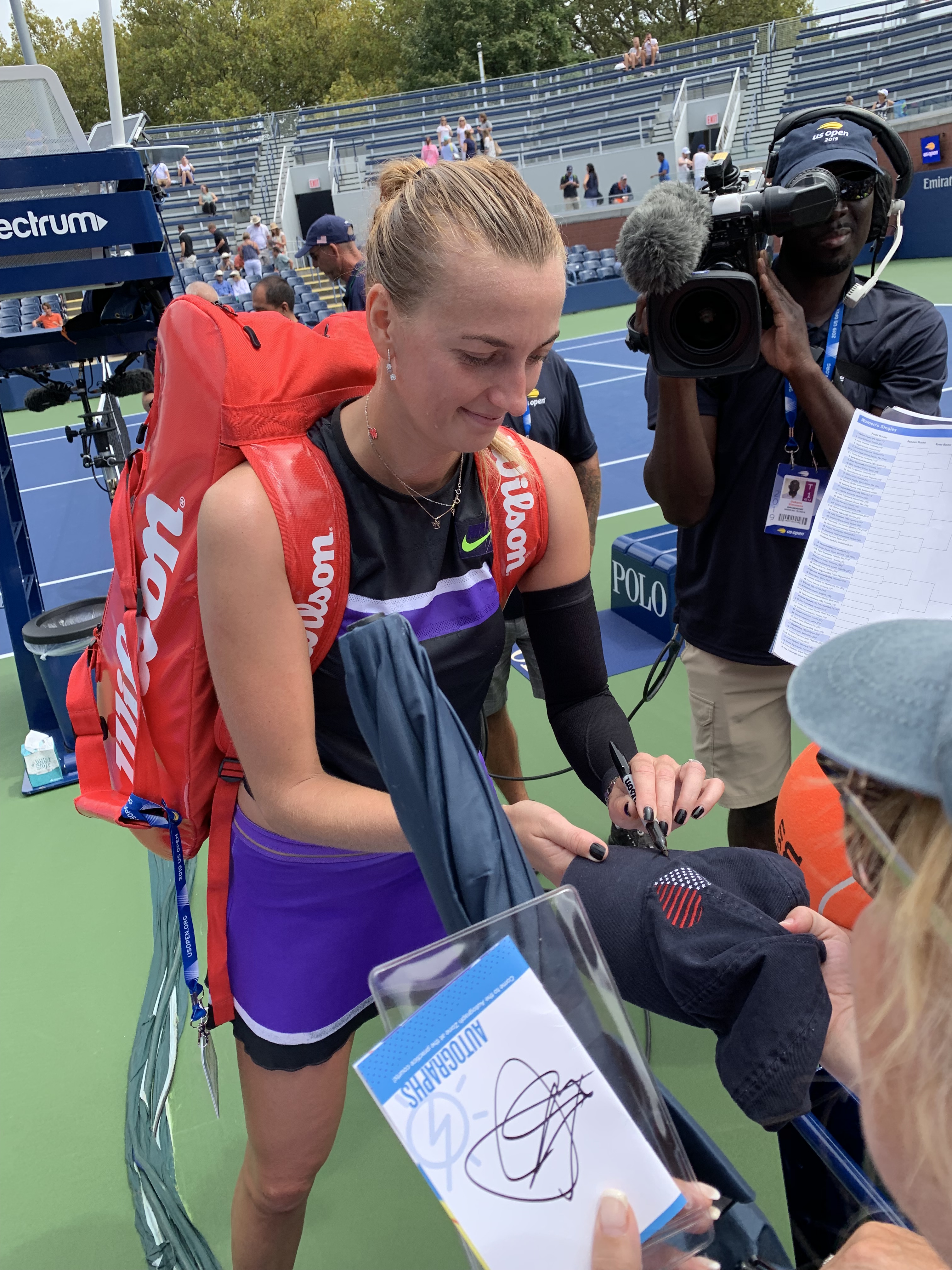 Petra Kvitova 2019 US Open (Photo: Tennis Atlantic)