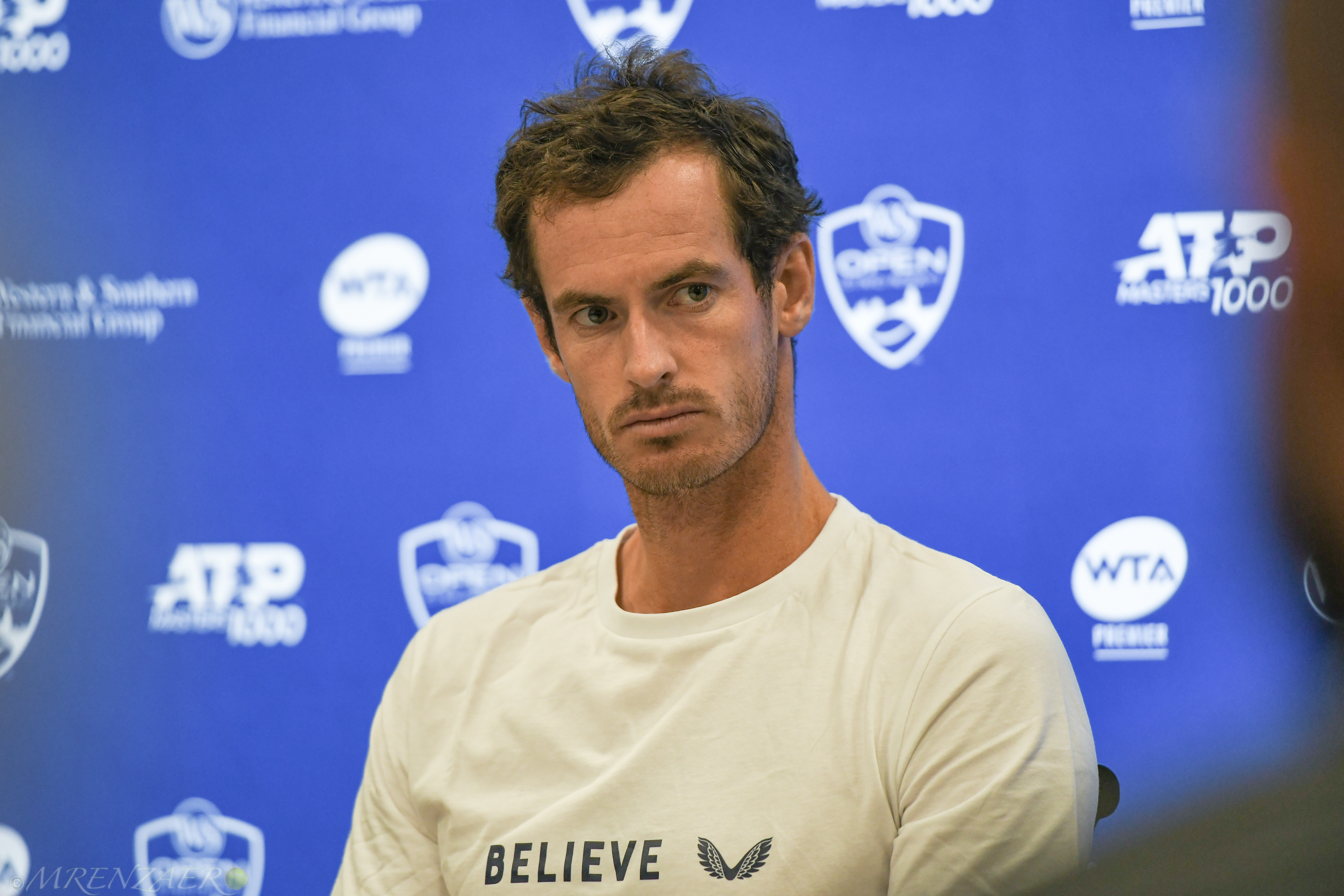 Andy Murray, 2019 Western & Southern Open, Photo: @Renzaero